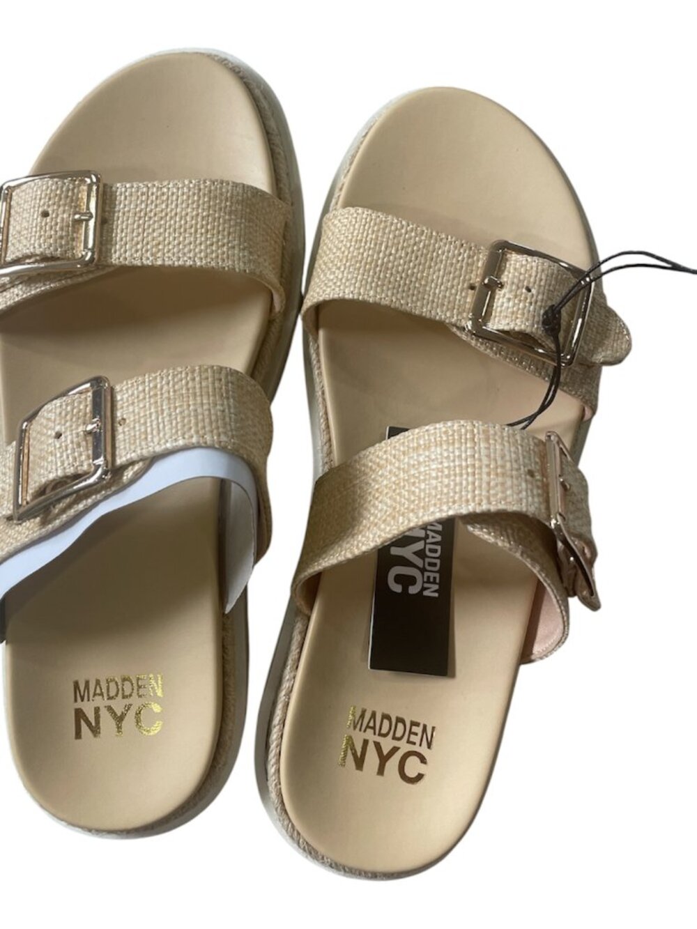 Women's Pltfrm Sandle, Madden NYC, 11,Tan, NWT
